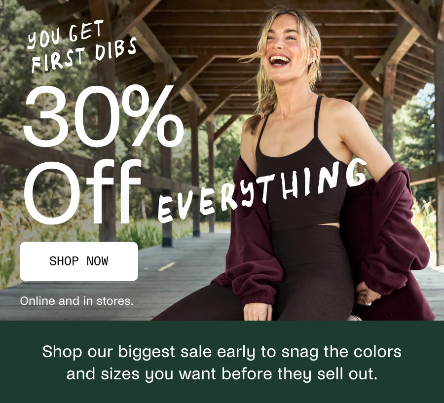 Shop Beyond Yoga's Early Access Black Friday Sale