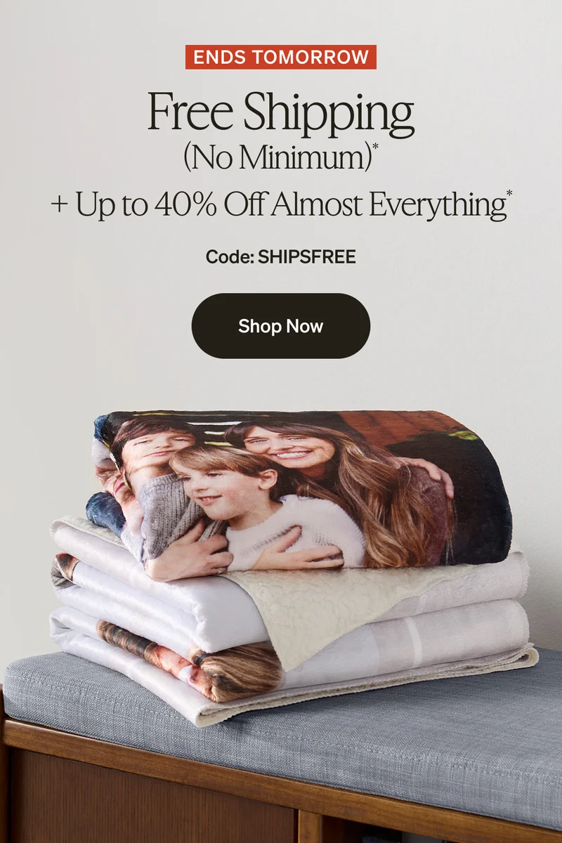 Free Shipping (No Min) + Up to 40% Off Almost Everything, 40% Off Photo Book Pages & Upgrades