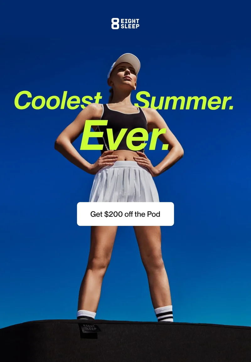 Coolest. Summer. Ever. Add the Pod to any bed and experience cool sleep like you never have before