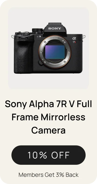 Sony Alpha 7R V Full Frame Mirrorless camera - 10% OFF Members Get 3% Back