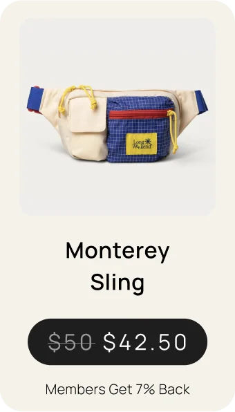 Monterey Sling - $42.50 Members Get 7% Back