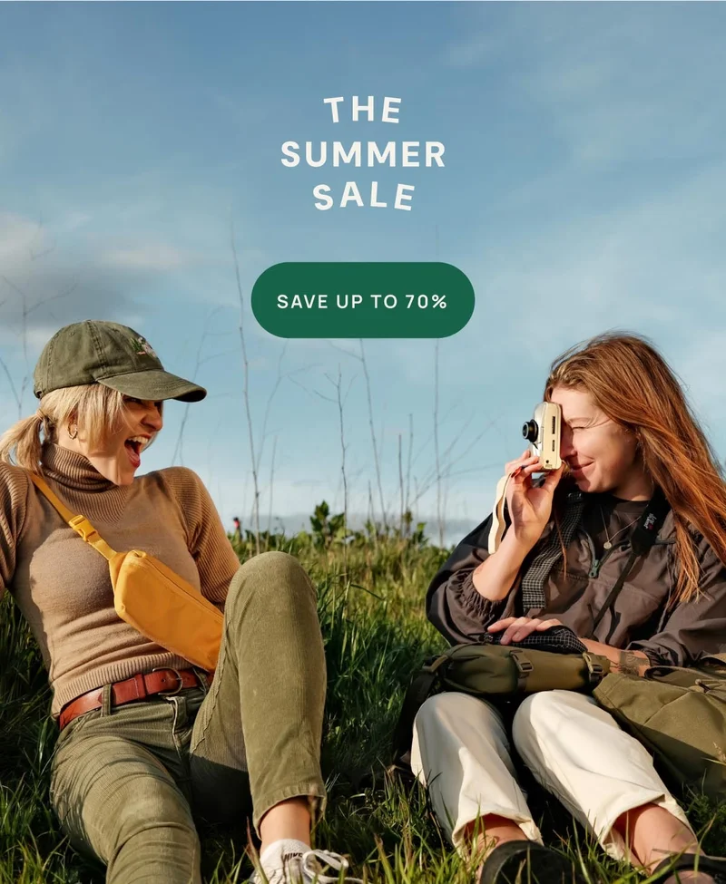 The summer sale Save up to 70%