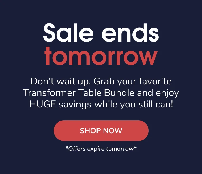 Sale Ends Tomorrow!