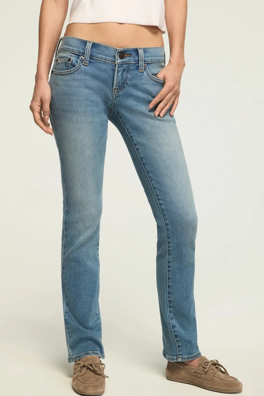 Image of Lucky Brand Ultra Low Rise Skinny - Women's Pants Denim Skinny Jeans in Omg Wash