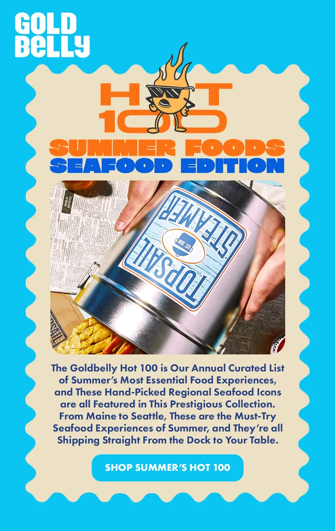 Hot 100 Summer Foods Seafood Edition