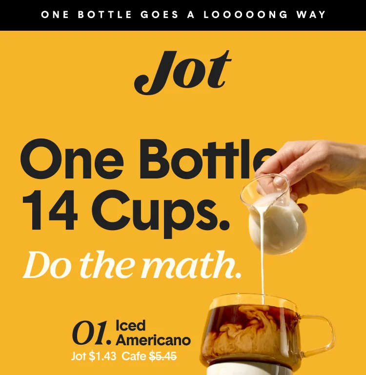 an image of a person pouring milk into a cup