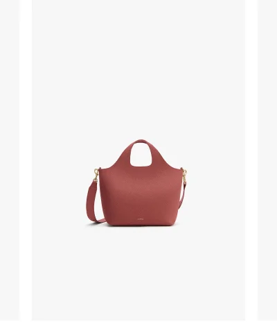 Small System Zipper Tote Dark Terracotta