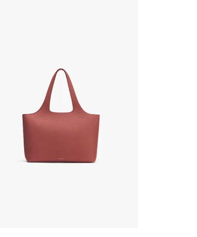 System Zipper Tote 16-Inch Dark Terracotta