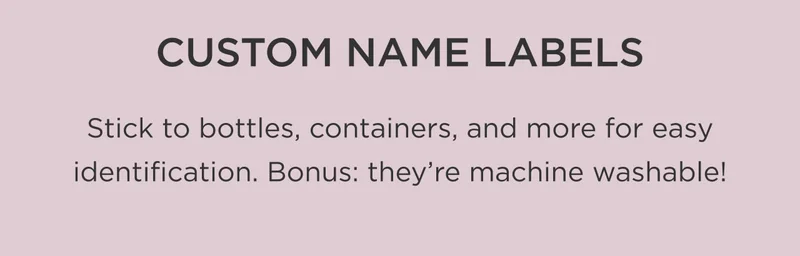 Custom Name Labels