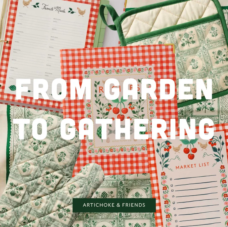 from garden to gathering Artichoke & friends