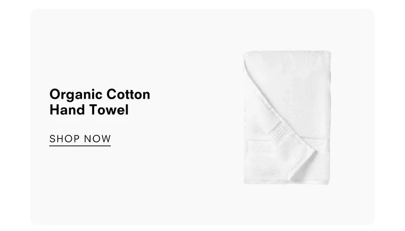 Organic Cotton Hand Towel