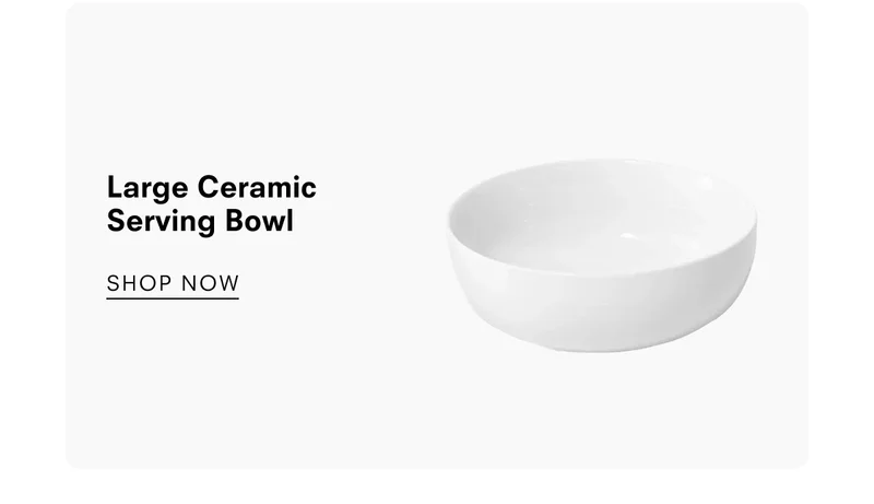 Large Ceramic Serving Bowl