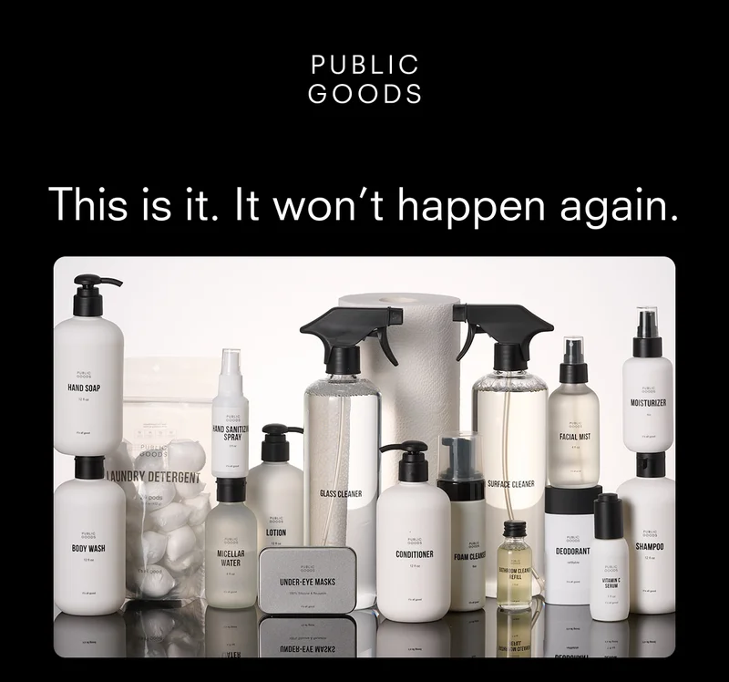 This is it. It won't happen again. 20% off sitewide.