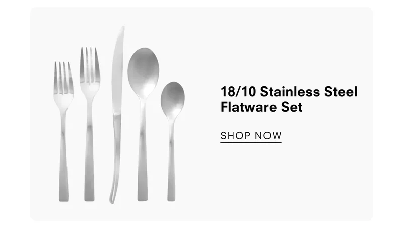 18/10 Stainless Steel Forged Flatware Set (20 Ct)