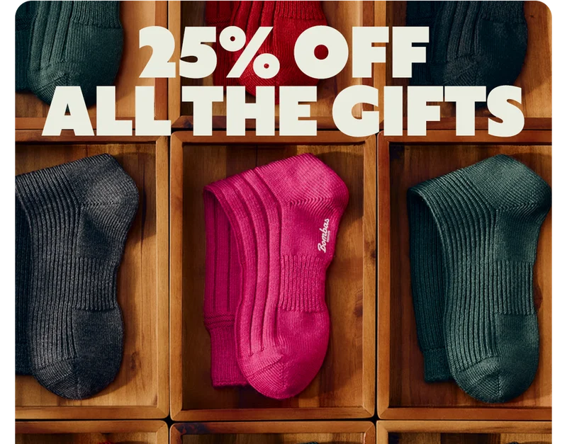 25% OFF ALL THE GIFTS