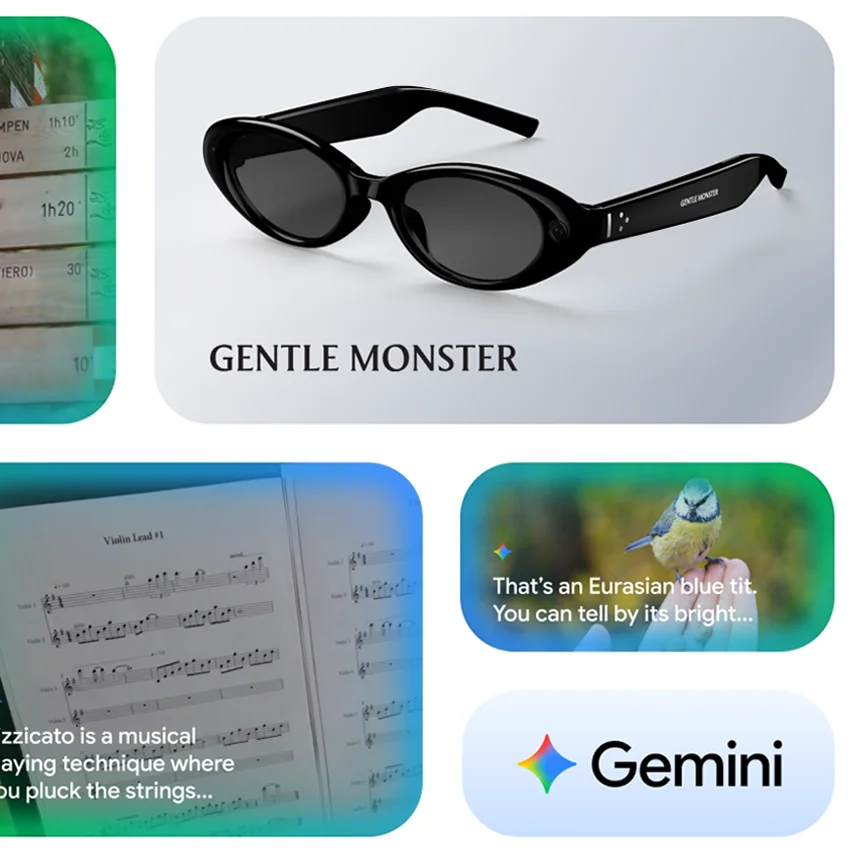 Collage demonstrating Gemini AI multimodal capabilities