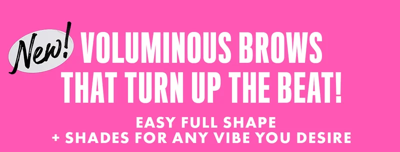 New Voluminous Brows That Turn Up The Volume
