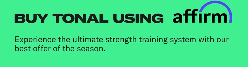 Buy Tonal Using affirm