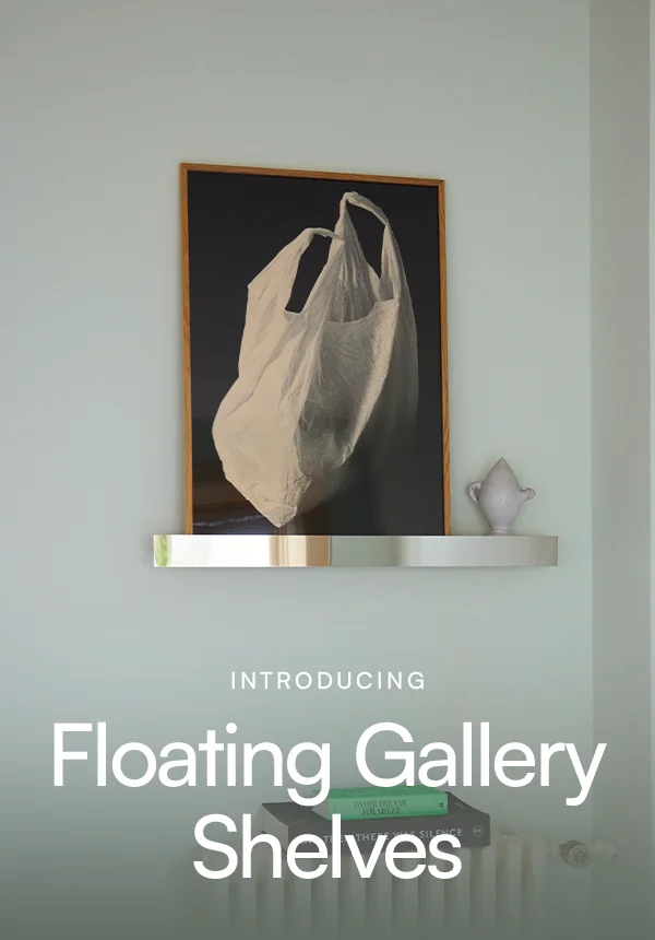 Floating Gallery Shelves