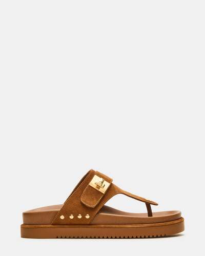 THONA CHESTNUT SUEDE