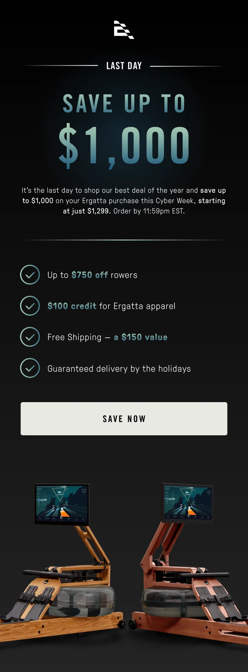 Last day for $1,000 savings