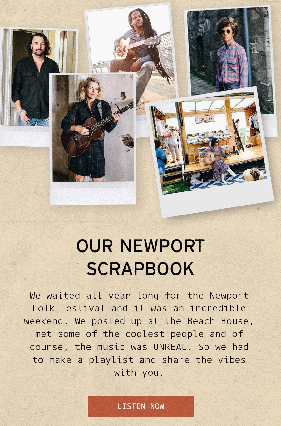 Our Newport Folk Festival Scrapbook