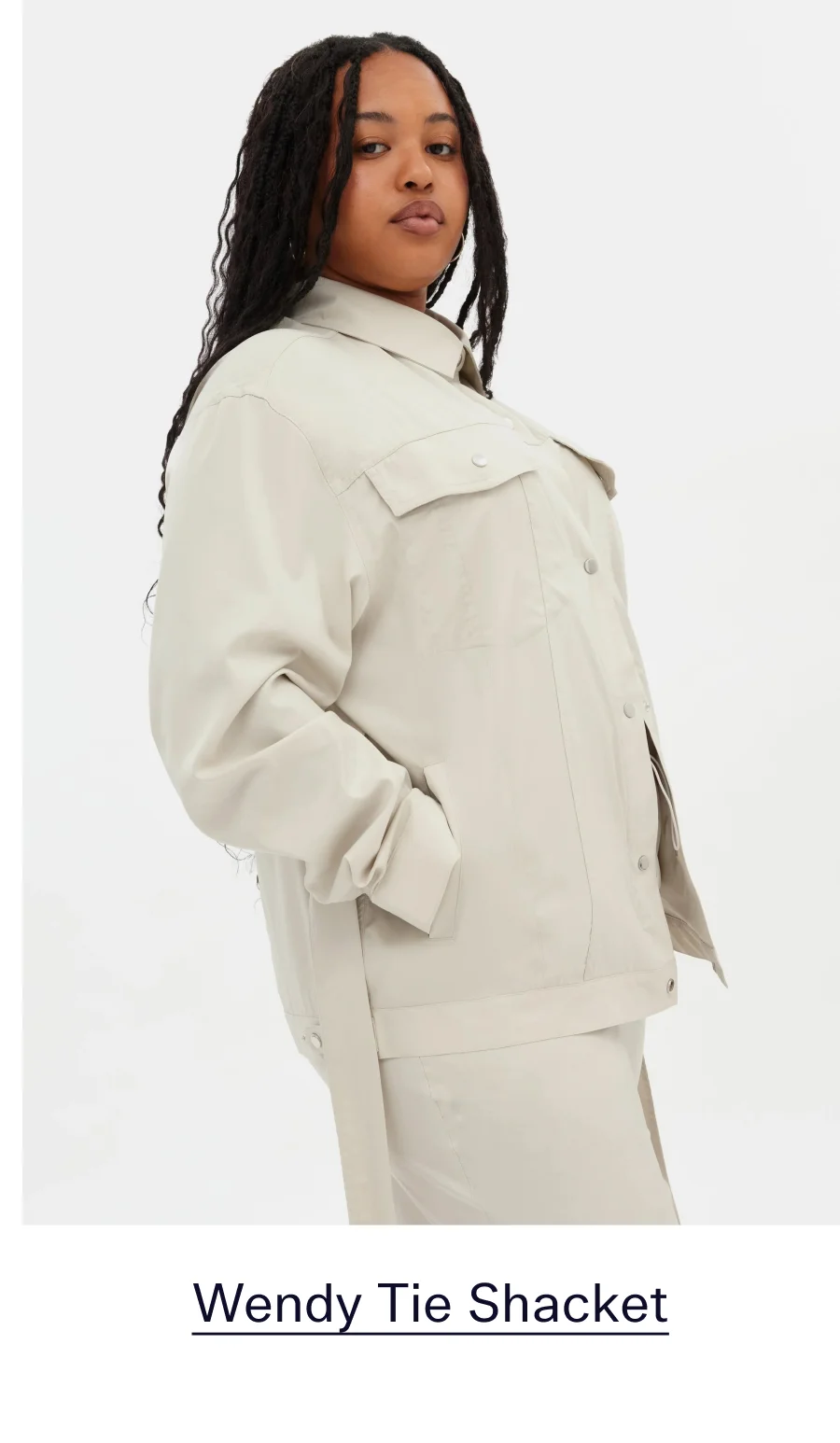 Wendy Tie Shacket