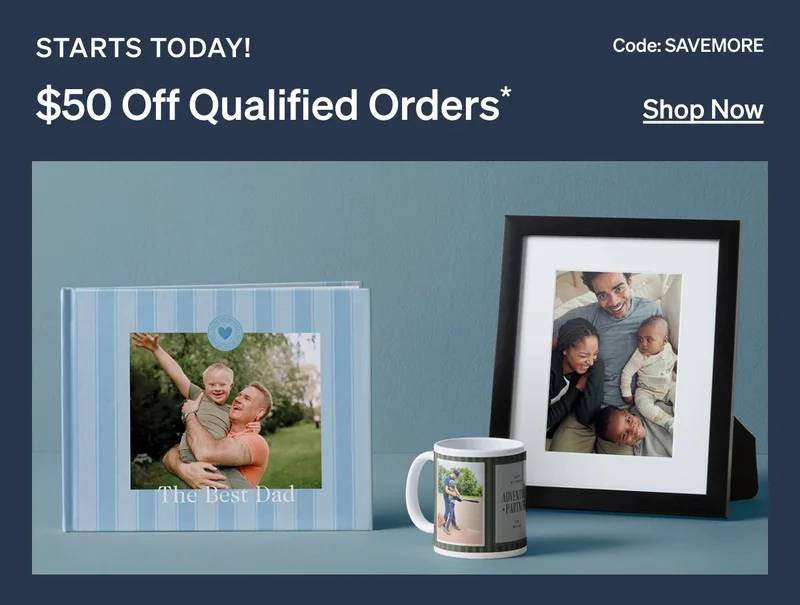 $50 Off Qualified Orders