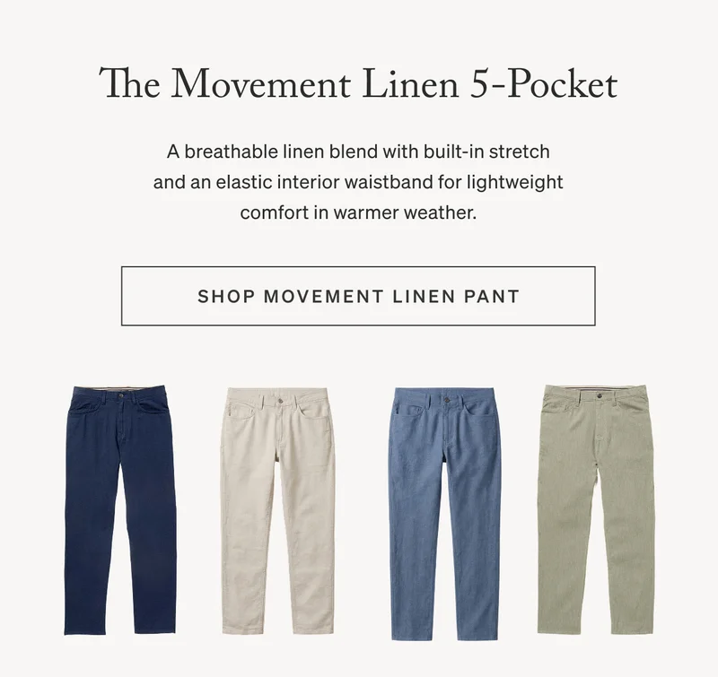 The Movement Linen 5-Pocket