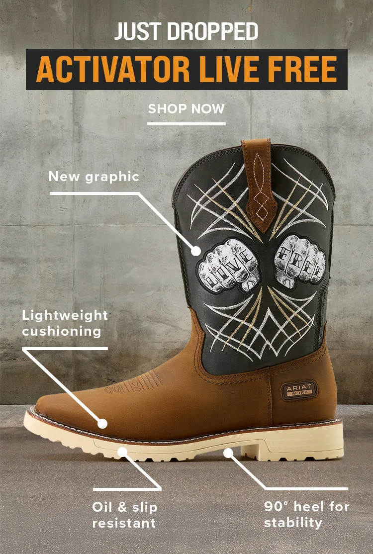 JUST DROPPED. Activator Live Free. SHOP NOW