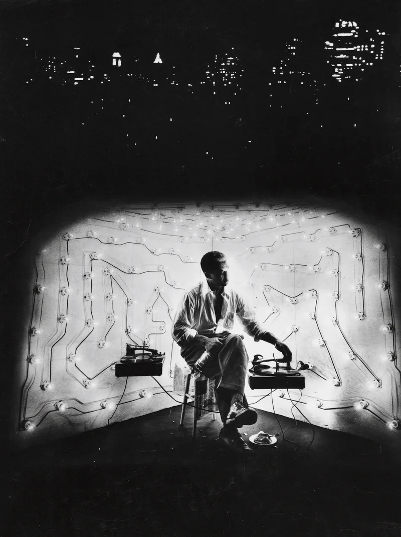 Gordon Parks’ “Invisible Man Retreat, Harlem, New York”