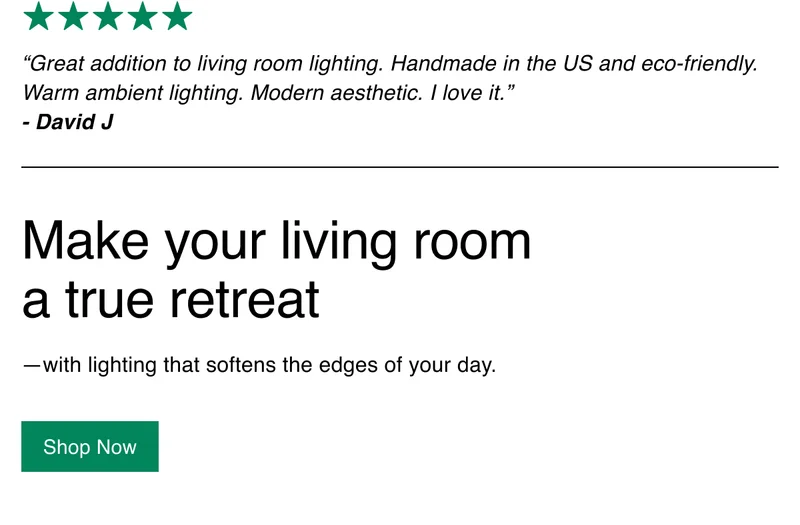 Make your living room a true retreat