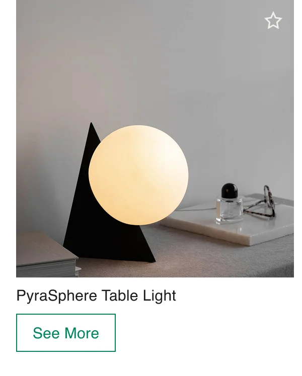 PyraSphere Table Light