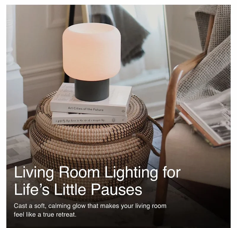 Living Room Lighting for Life’s Little Pauses