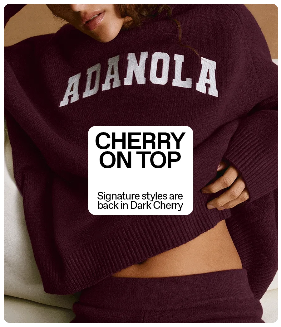 Cherry on top: Signature styles are back in Dark Cherry
