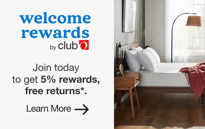 Join Welcome Rewards to get 5% rewards and free returns
