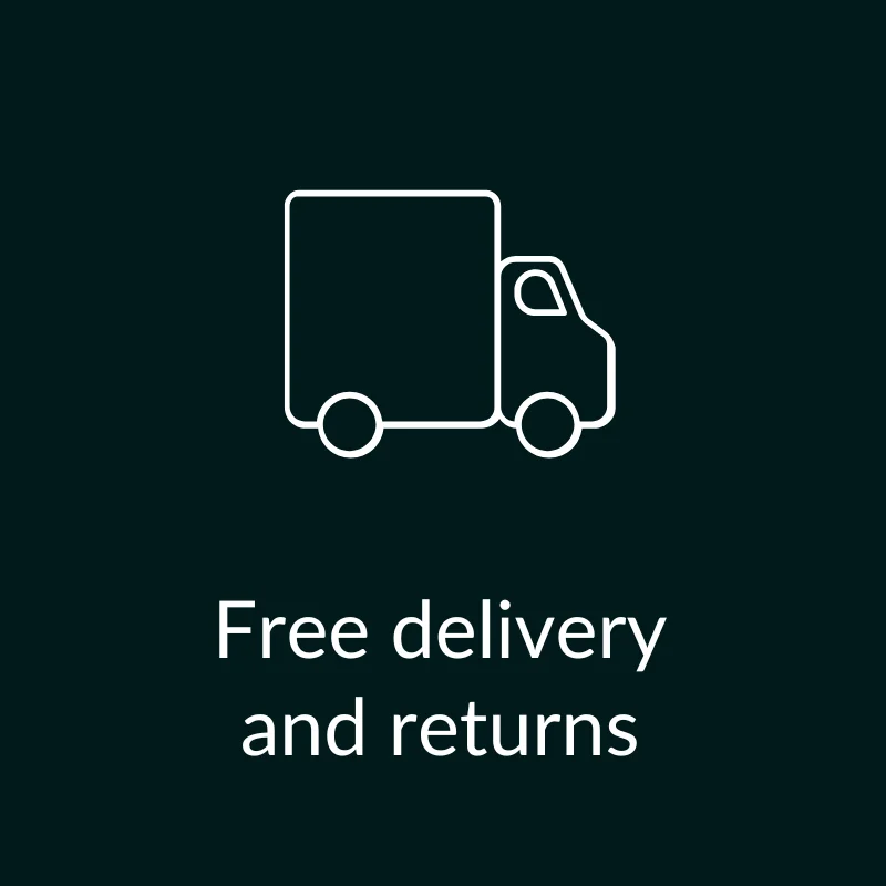 Free delivery and returns