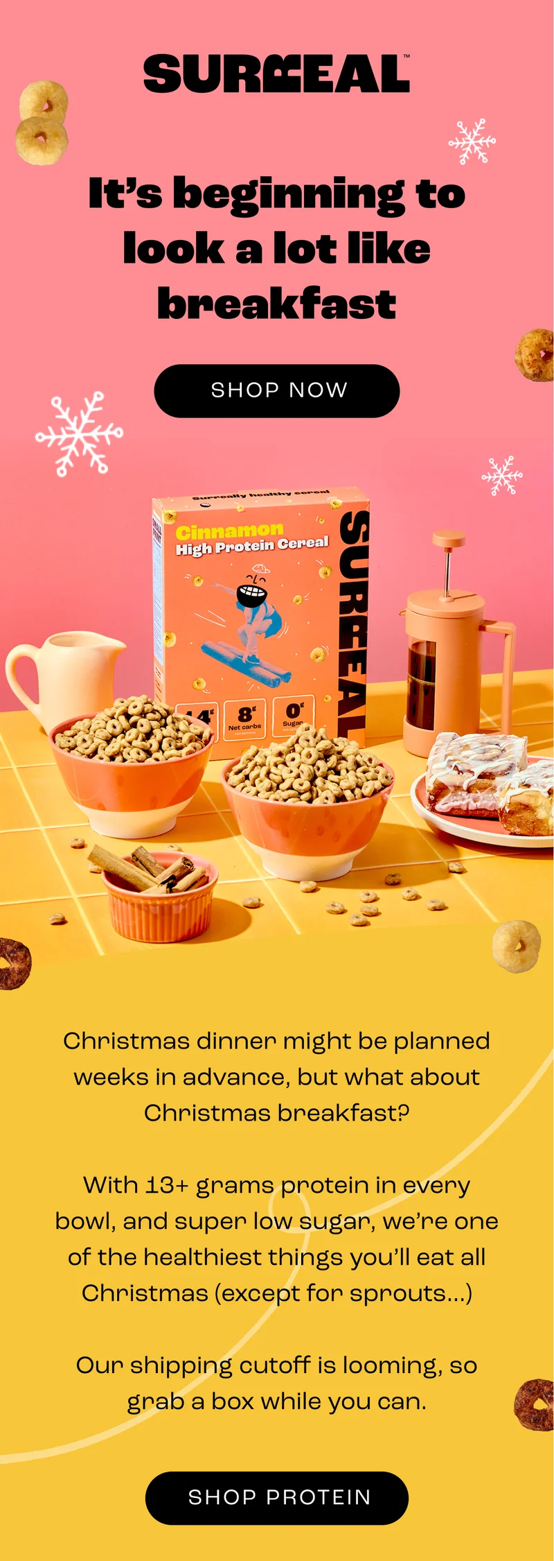 It's beginning to look a lot like breakfast