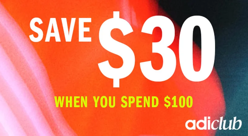 Save $30 when you spend $100