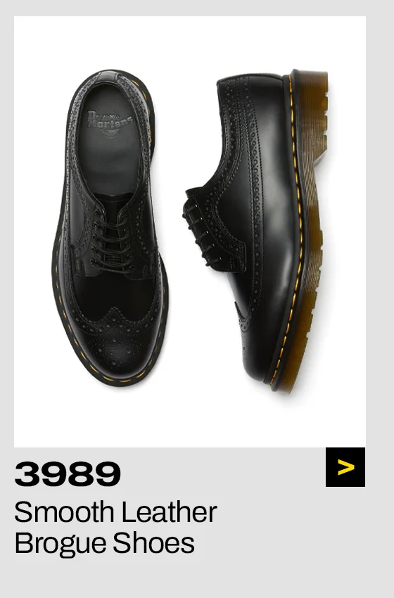 3989 Smooth Leather Brogue Shoes