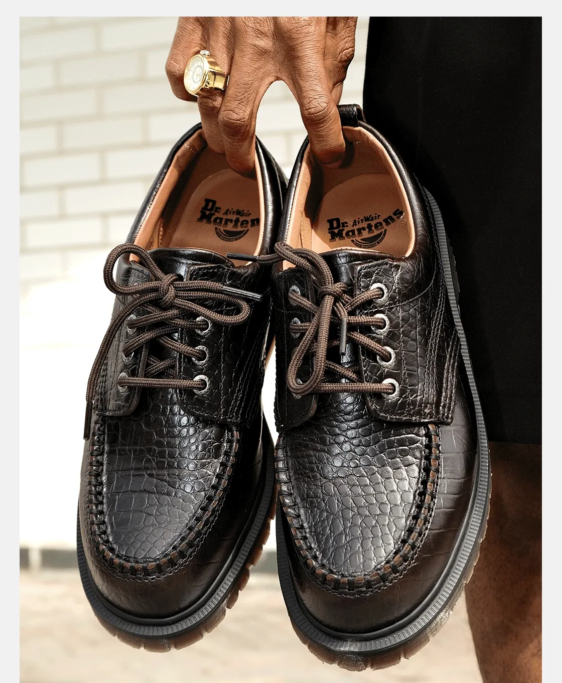 Crocodile Loafers being worn and styled for refined looks.