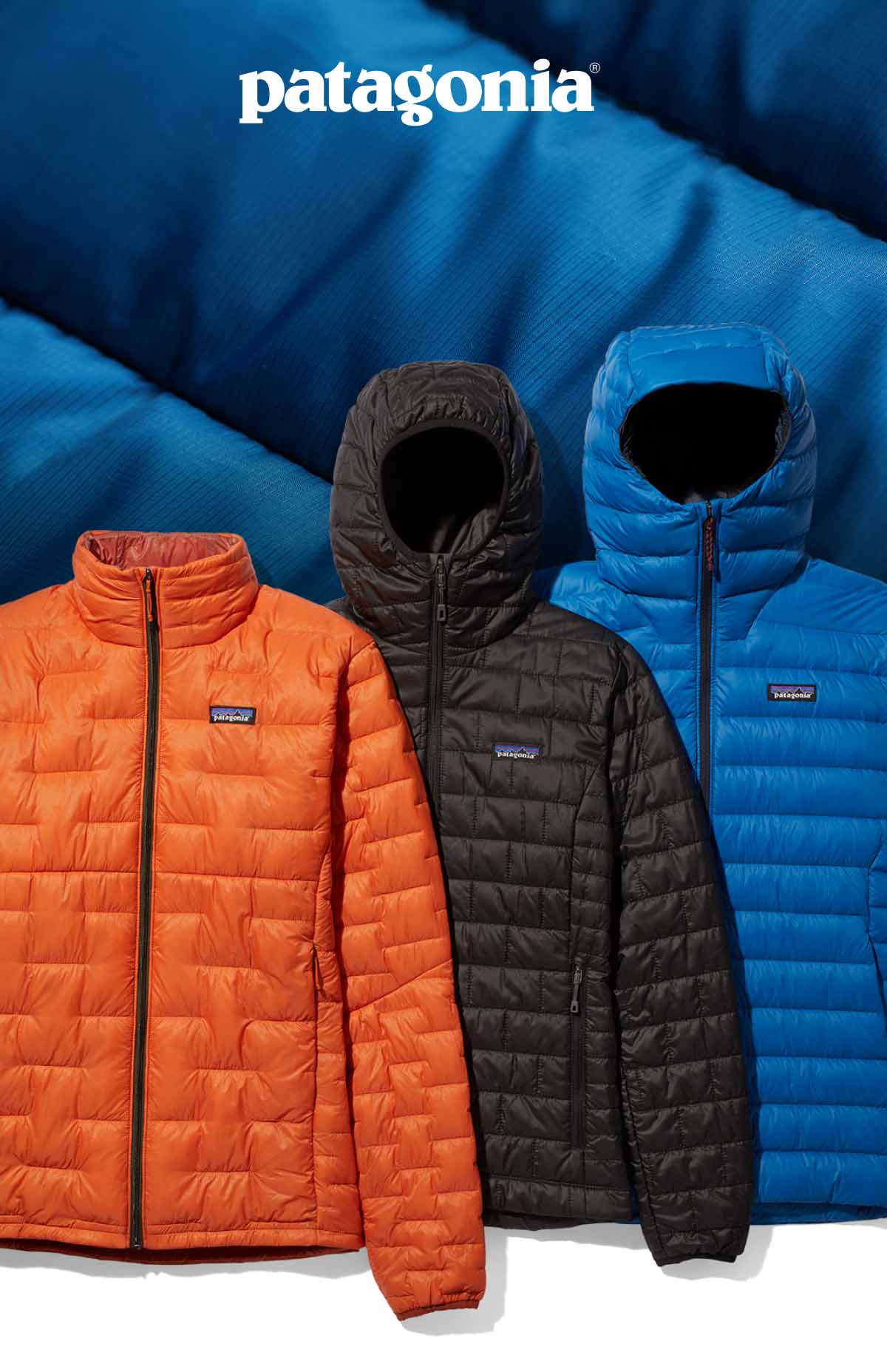 Patagonia. A few insulated jackets.
