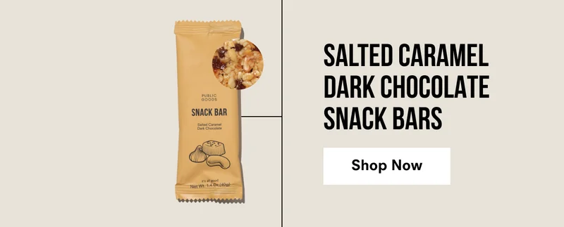 Salted Caramel Dark Chocolate Snack Bars