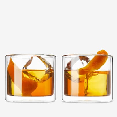 Double Walled Old Fashioned Glasses - Set of 2