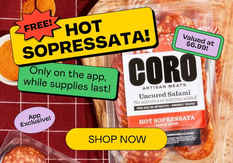 Free Hot Soppressata! Shop Now!