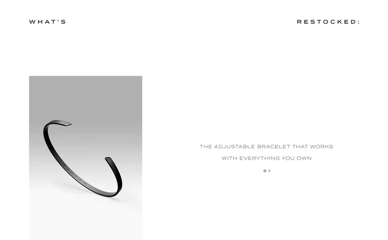 Minimal Unisize Cuff