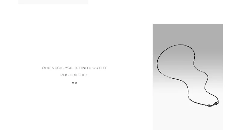 Linear Chain Necklace