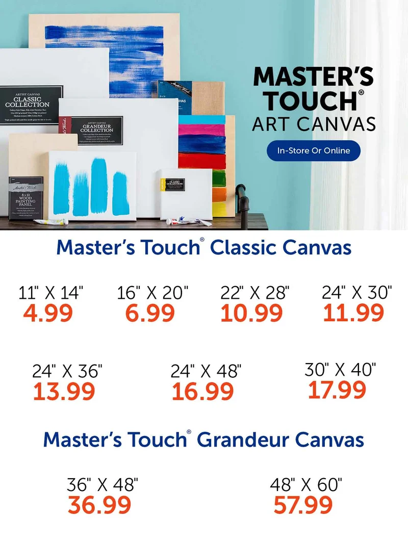 Masters Touch Canvas