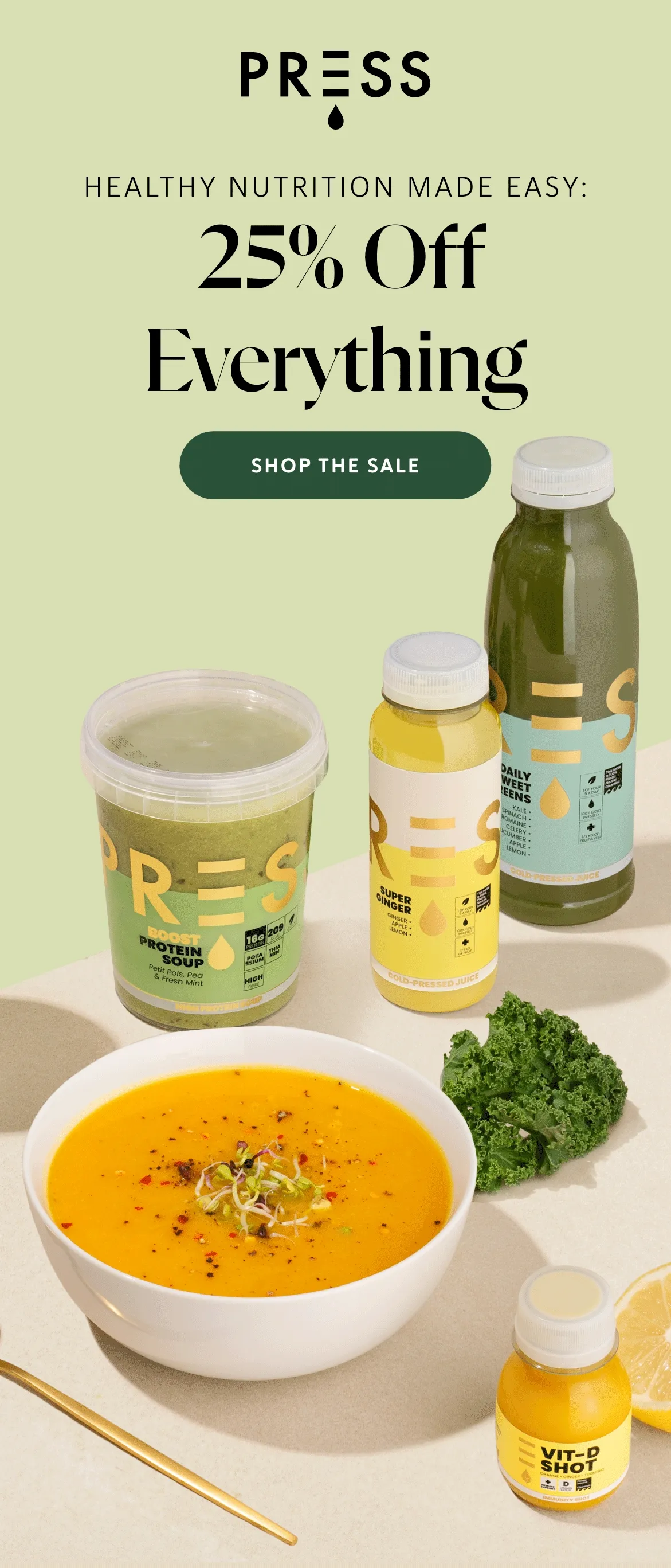 Healthy Nutrition Made Easy: 25% Off Everything