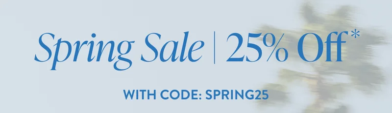 Spring Sale 25%
